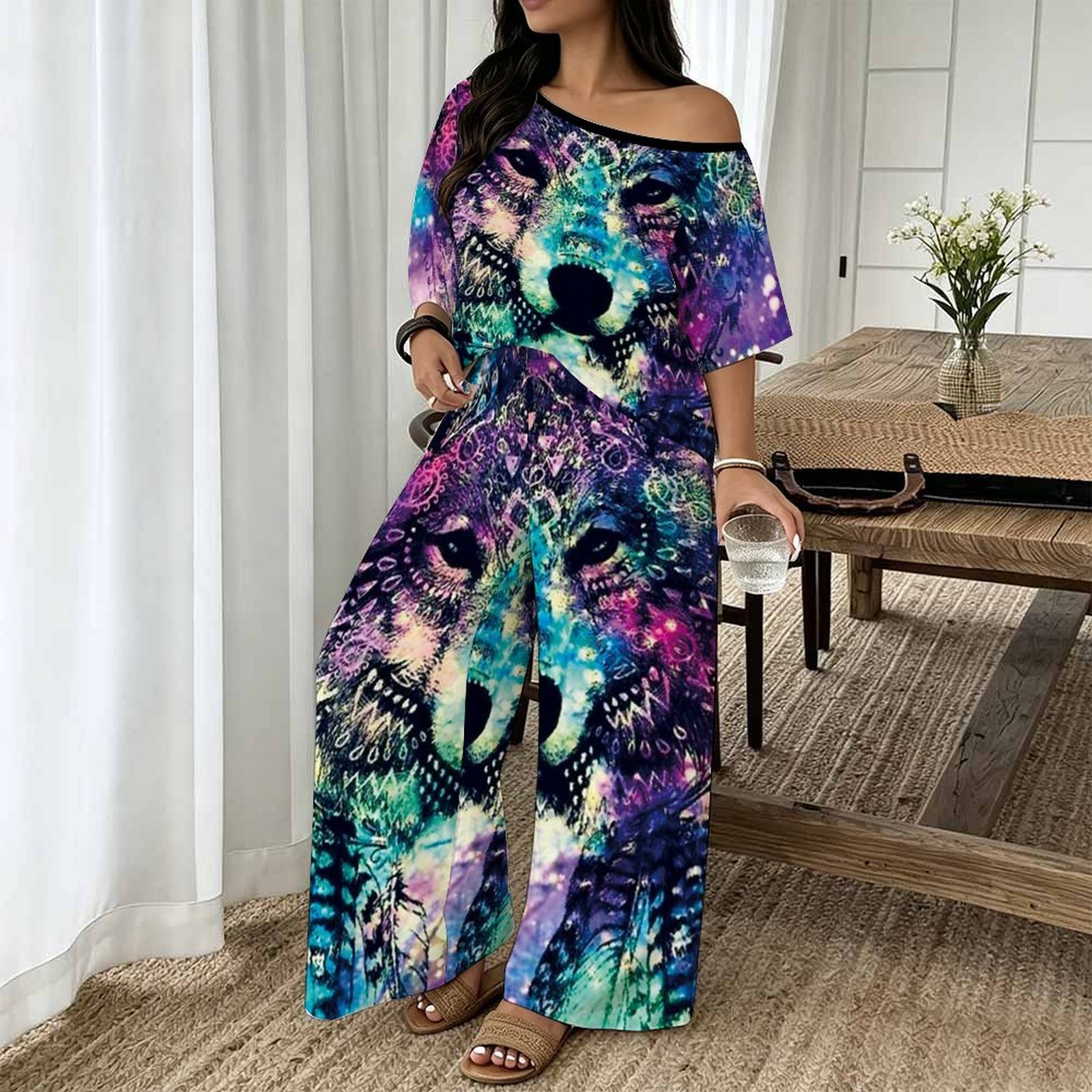 Conjunto Feminino Plus Size de - Blouse Off Shoulder avaliação e preço