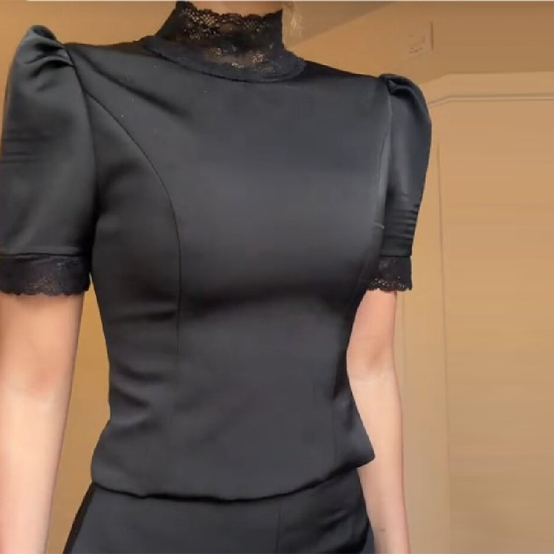 Novos Conjuntos de Top Curto c - Blouse Off Shoulder avaliação e preço